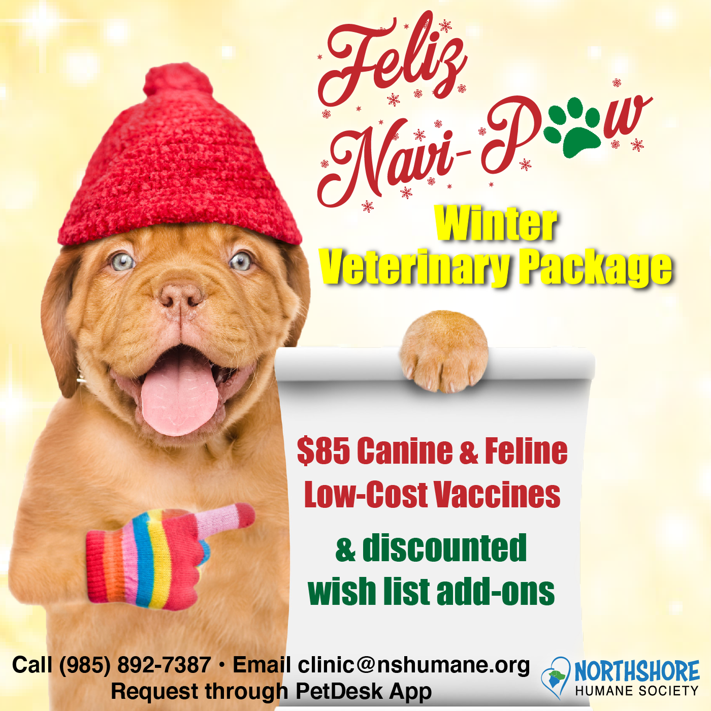 Winter Veterinary Package | Northshore Humane Society Winter Veterinary Package | Northshore Humane Society
